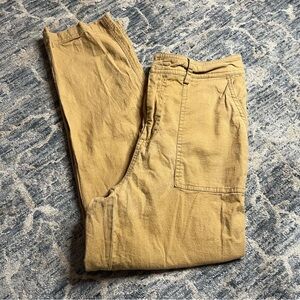 Grace Karin Women's Khaki Chinos Small Missing Button